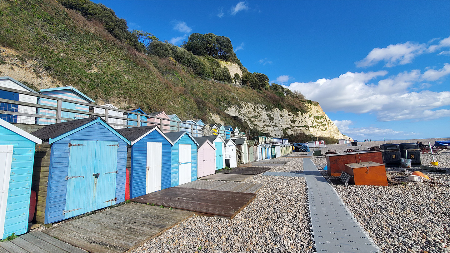 Beach huts