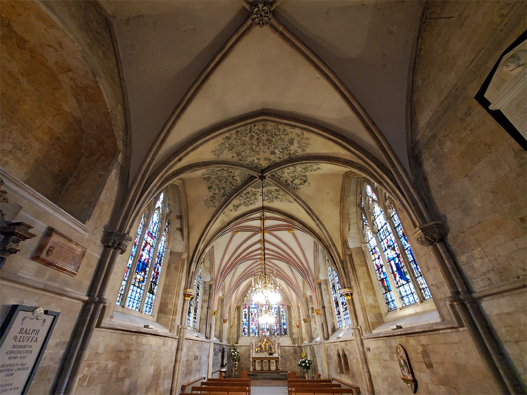 Roof of the lady chapel