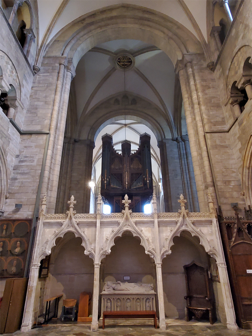 Tomb in the south transept