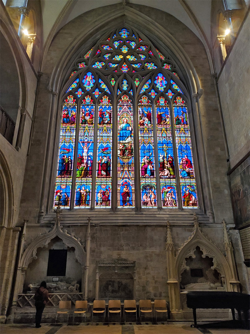 Window above tombs