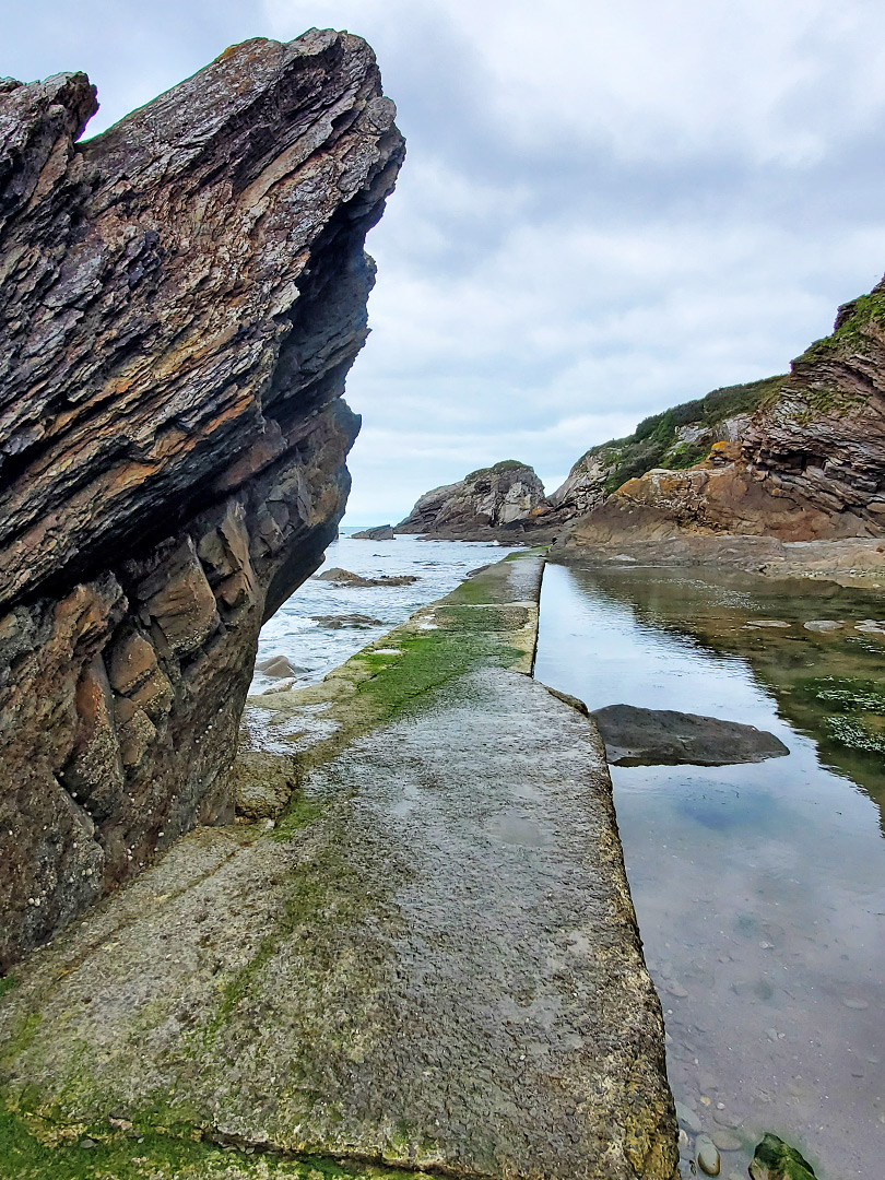 Path at low tide