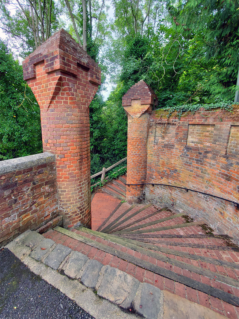 Top of the steps