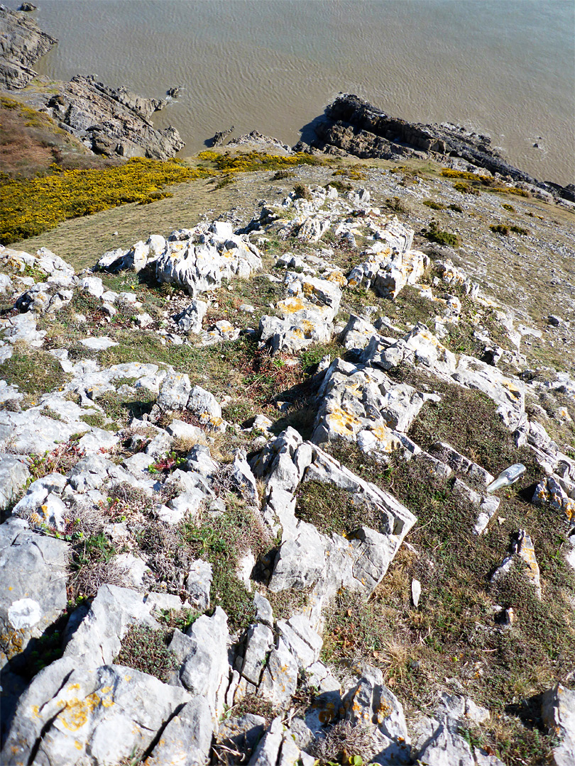 Limestone slopes