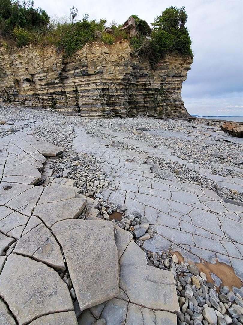 Limestone layers