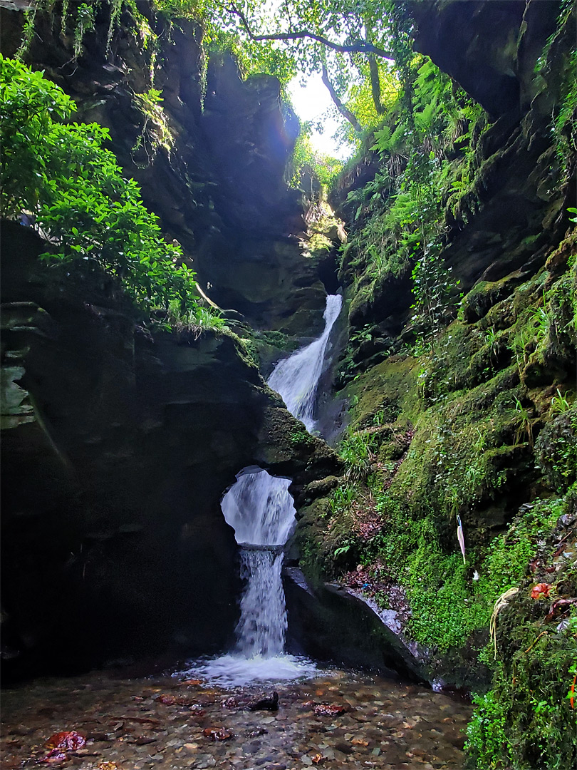 The waterfall