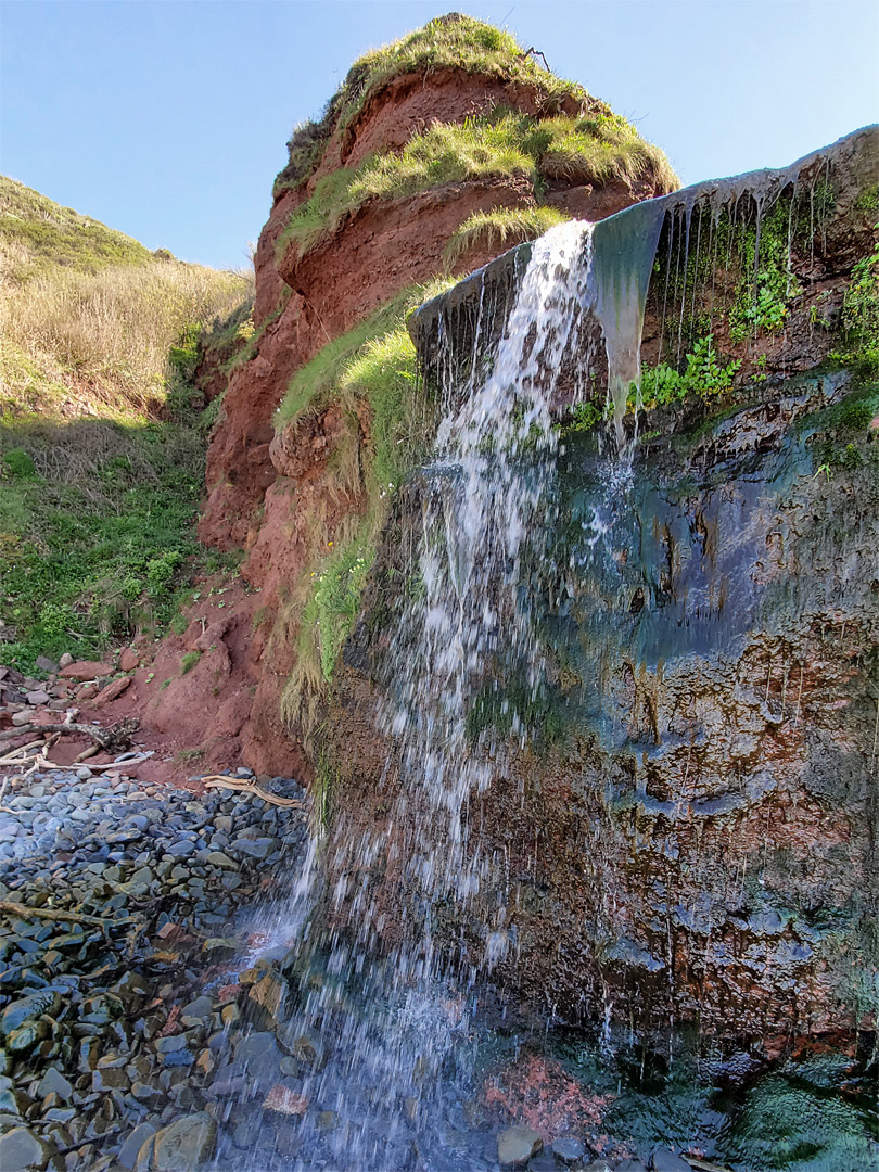 Waterfall at Peppercombe