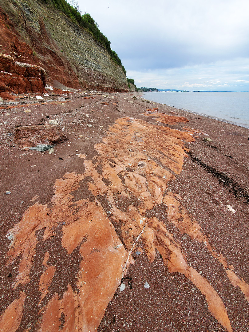 Red sand and rock