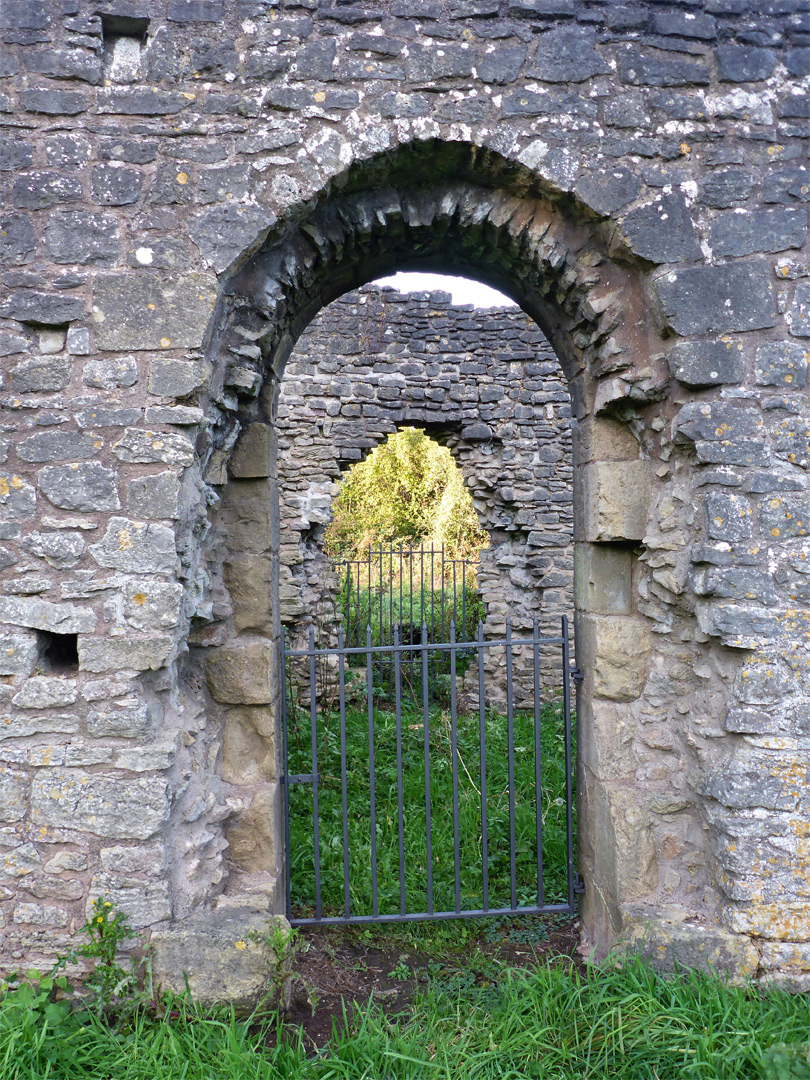 Photographs of Runston Chapel, Monmouthshire, Wales: Doorway