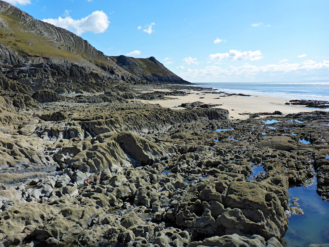 Sand and rock