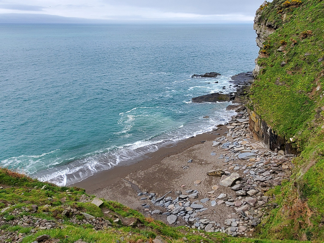 Above the beach