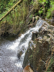 Stream over a cliff