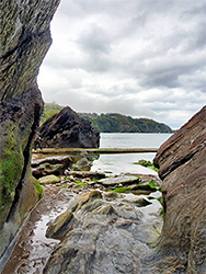 Path and tide pool