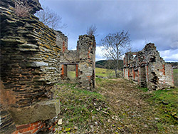 Red and grey masonry