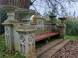 Ornate bench