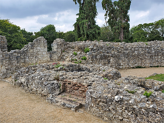 Remains of the west turret