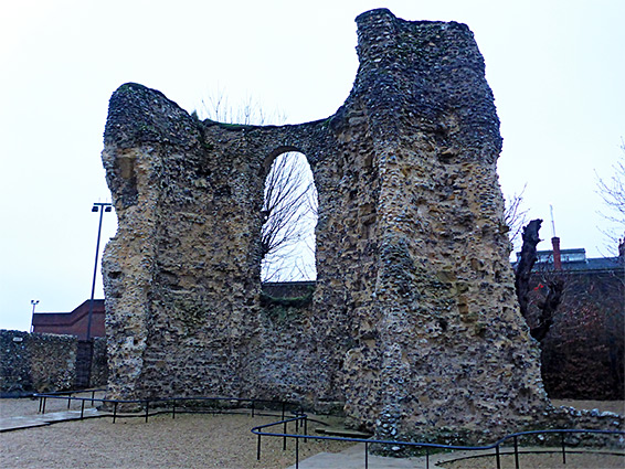 Walls of the church